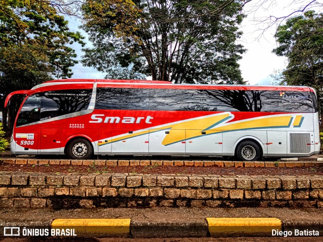 Viação Smart Transporte e Turismo 5900 na cidade de Morungaba, São Paulo, Brasil, por Diego Batista. ID da foto: 10531324.