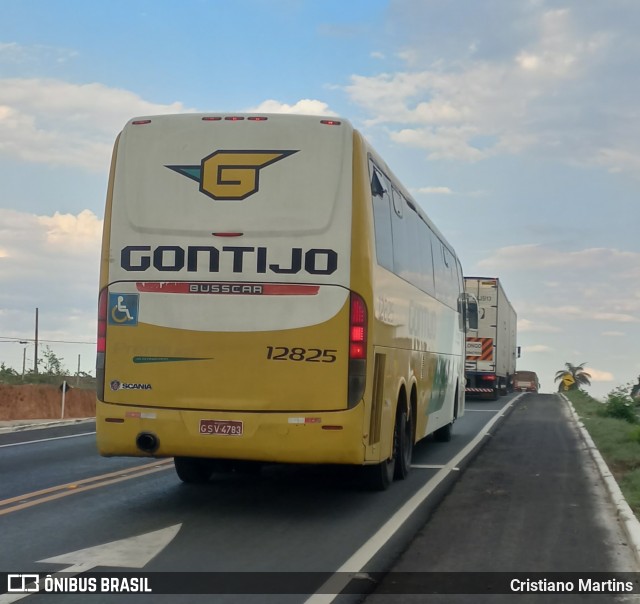 Empresa Gontijo de Transportes 12825 na cidade de Montes Claros, Minas Gerais, Brasil, por Cristiano Martins. Número da foto: #10528864.