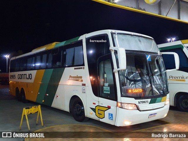 Empresa Gontijo de Transportes 12865 na cidade de Perdões, Minas Gerais, Brasil, por Rodrigo Barraza. ID da foto: 10529968.