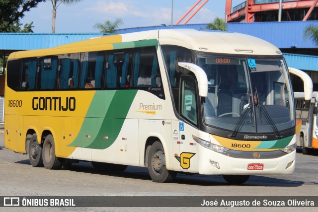 Empresa Gontijo de Transportes 18600 na cidade de Resende, Rio de Janeiro, Brasil, por José Augusto de Souza Oliveira. ID da foto: 10530976.