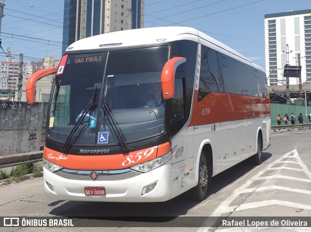 Viação Vale do Tietê 859 na cidade de São Paulo, São Paulo, Brasil, por Rafael Lopes de Oliveira. ID da foto: 10531009.