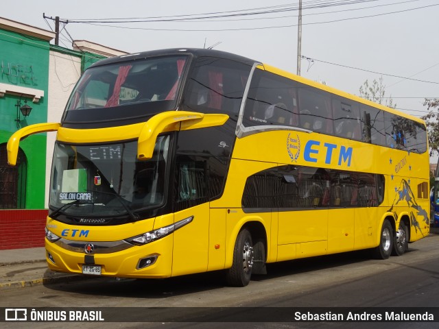 ETM - Empresa de Transporte Maullín 452 na cidade de Estación Central, Santiago, Metropolitana de Santiago, Chile, por Sebastian Andres Maluenda. ID da foto: 10529041.