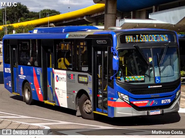 Next Mobilidade - ABC Sistema de Transporte 81.775 na cidade de São Paulo, São Paulo, Brasil, por Matheus Costa. ID da foto: 10531591.