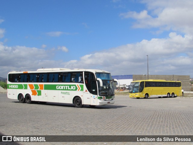 Empresa Gontijo de Transportes 14900 na cidade de Caruaru, Pernambuco, Brasil, por Lenilson da Silva Pessoa. Número da foto: #10445024.