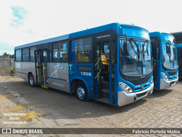 ATT - Atlântico Transportes e Turismo - Vitória da Conquista 1309 na cidade de Vitória da Conquista, Bahia, Brasil, por Fabrício Portella Matos. Número da foto: #10444318.