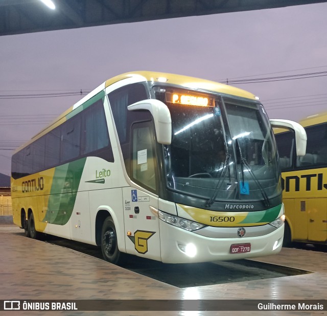 Empresa Gontijo de Transportes 16500 na cidade de Coronel Fabriciano, Minas Gerais, Brasil, por Guilherme Morais. ID da foto: 10445557.