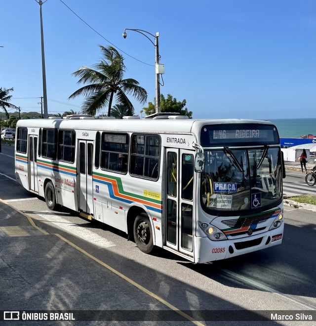 Auto Ônibus Santa Maria Transporte e Turismo 02085 na cidade de Natal, Rio Grande do Norte, Brasil, por Marco Silva. ID da foto: 10443561.