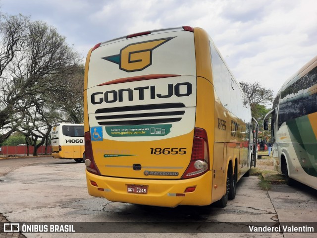 Empresa Gontijo de Transportes 18655 na cidade de São Paulo, São Paulo, Brasil, por Vanderci Valentim. ID da foto: 10445107.