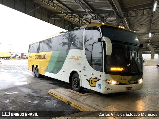 Empresa Gontijo de Transportes 17340 na cidade de Aparecida, São Paulo, Brasil, por Carlos Vinicius Estevão Menezes. ID da foto: 10445801.