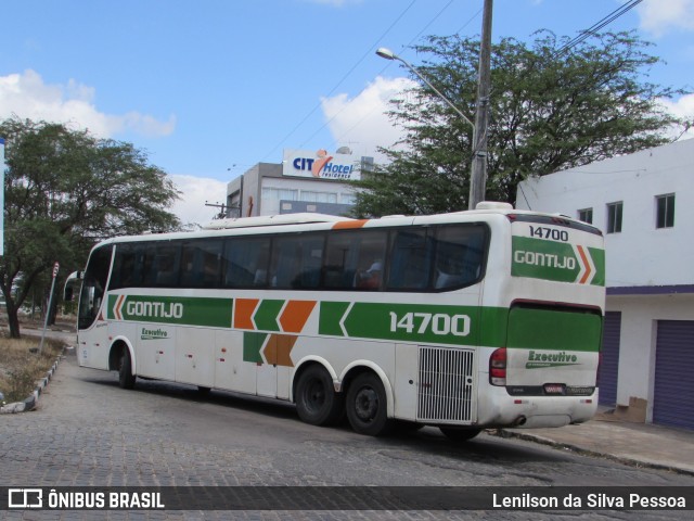 Empresa Gontijo de Transportes 14700 na cidade de Caruaru, Pernambuco, Brasil, por Lenilson da Silva Pessoa. Número da foto: #10445505.