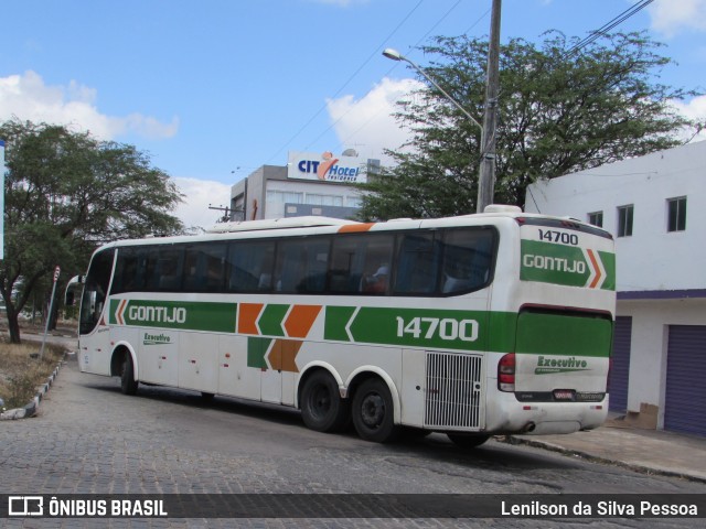 Empresa Gontijo de Transportes 14700 na cidade de Caruaru, Pernambuco, Brasil, por Lenilson da Silva Pessoa. ID da foto: 10445505.