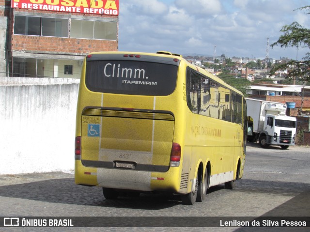 Viação Itapemirim 8631 na cidade de Caruaru, Pernambuco, Brasil, por Lenilson da Silva Pessoa. Número da foto: #10445022.