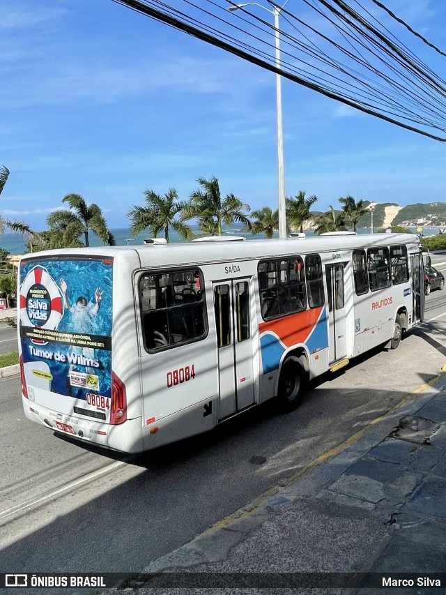Reunidas Transportes Urbanos 08084 na cidade de Natal, Rio Grande do Norte, Brasil, por Marco Silva. Número da foto: #10443532.