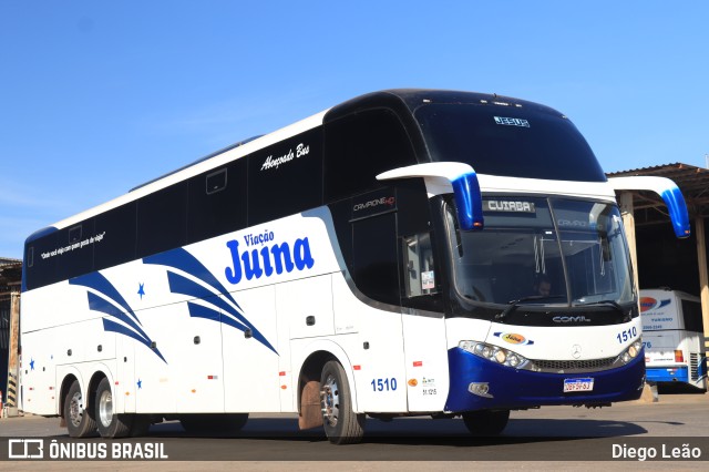 Viação Juína 1601 na cidade de Cuiabá, Mato Grosso, Brasil, por Diego Leão. Número da foto: #10445042.