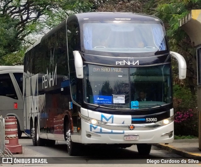 Empresa de Ônibus Nossa Senhora da Penha 53060 na cidade de São Paulo, São Paulo, Brasil, por Diego Cardoso da Silva. Número da foto: #10445046.