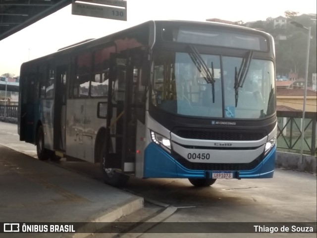Viação Cidade de Caieiras 00450 na cidade de Franco da Rocha, São Paulo, Brasil, por Thiago de Souza. Número da foto: #10443705.