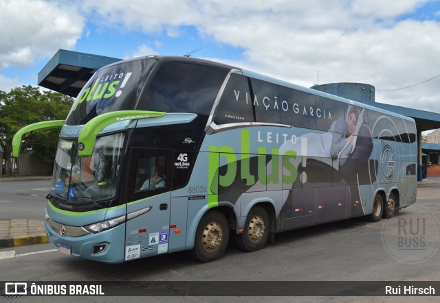 Viação Garcia 88026 na cidade de Porto Alegre, Rio Grande do Sul, Brasil, por Rui Hirsch. ID da foto: 10443440.