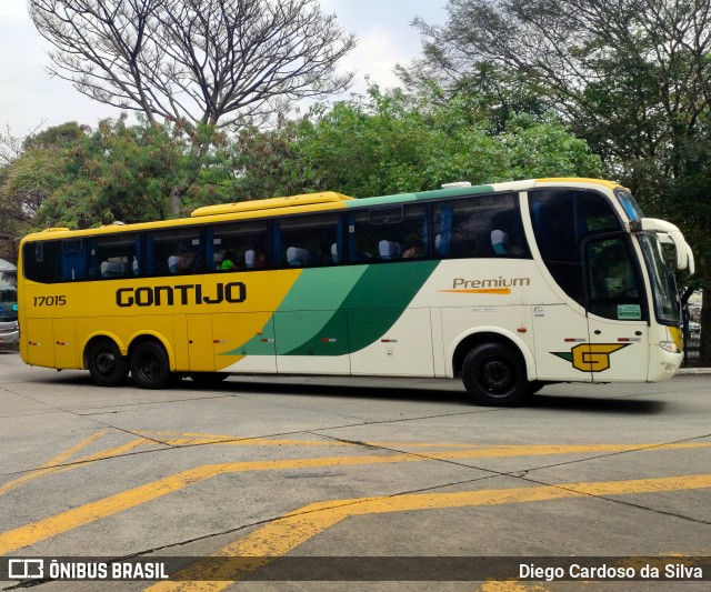 Empresa Gontijo de Transportes 17015 na cidade de São Paulo, São Paulo, Brasil, por Diego Cardoso da Silva. ID da foto: 10444993.