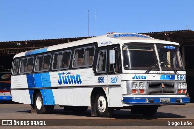 Viação Juína 550 na cidade de Cuiabá, Mato Grosso, Brasil, por Diego Leão. ID da foto: 10445021.