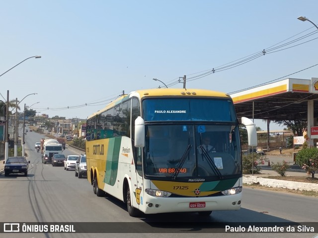 Empresa Gontijo de Transportes 17125 na cidade de Matozinhos, Minas Gerais, Brasil, por Paulo Alexandre da Silva. ID da foto: 10445616.