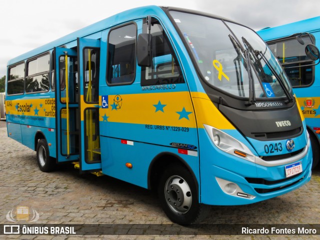 Transporte Acessível Unicarga 0243 na cidade de Curitiba, Paraná, Brasil, por Ricardo Fontes Moro. ID da foto: 10446095.