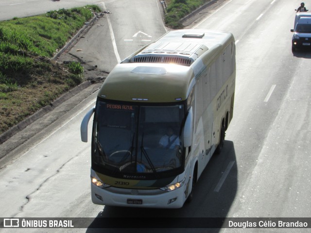 Empresa Gontijo de Transportes 21310 na cidade de Belo Horizonte, Minas Gerais, Brasil, por Douglas Célio Brandao. ID da foto: 10447766.