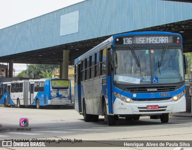 VB Transportes e Turismo 1092 na cidade de Campinas, São Paulo, Brasil, por Henrique Alves de Paula Silva. ID da foto: 10449559.