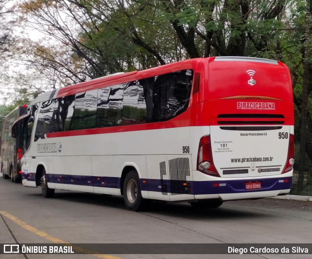 Viação Piracicabana 950 na cidade de São Paulo, São Paulo, Brasil, por Diego Cardoso da Silva. Número da foto: #10449506.