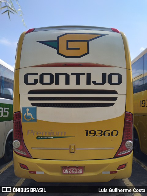 Empresa Gontijo de Transportes 19360 na cidade de Patos de Minas, Minas Gerais, Brasil, por Luis Guilherme Costa. Número da foto: #10448195.