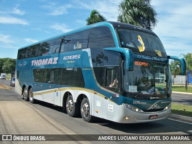 Transportes Thomaz 1205 na cidade de Campo Grande, Mato Grosso do Sul, Brasil, por ANDRES LUCIANO ESQUIVEL DO AMARAL. ID da foto: 10448723.