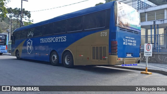 FV Transportes 578 na cidade de Petrópolis, Rio de Janeiro, Brasil, por Zé Ricardo Reis. ID da foto: 10448545.