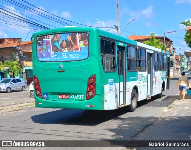 OT Trans - Ótima Salvador Transportes 20207 na cidade de Salvador, Bahia, Brasil, por Gabriel Guimarães. ID da foto: 10448614.