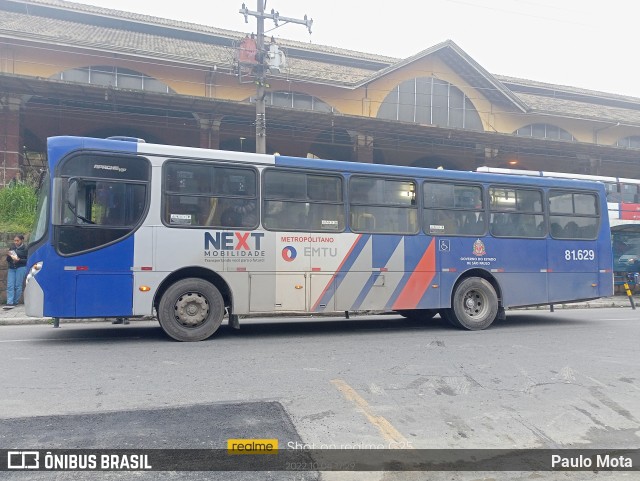 Next Mobilidade - ABC Sistema de Transporte 81.629 na cidade de Ribeirão Pires, São Paulo, Brasil, por Paulo Mota. ID da foto: 10448862.