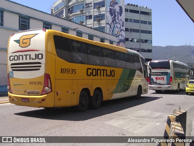 Empresa Gontijo de Transportes 18935 na cidade de Rio de Janeiro, Rio de Janeiro, Brasil, por Alexandre Figueiredo Pereira. Número da foto: #10449596.