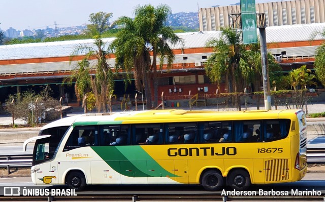 Empresa Gontijo de Transportes 18675 na cidade de Guarulhos, São Paulo, Brasil, por Anderson Barbosa Marinho. ID da foto: 10449186.