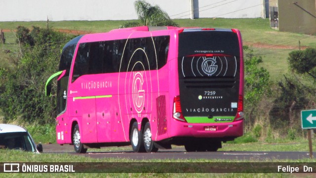 Viação Garcia 7259 na cidade de Cascavel, Paraná, Brasil, por Felipe  Dn. Número da foto: #10449555.