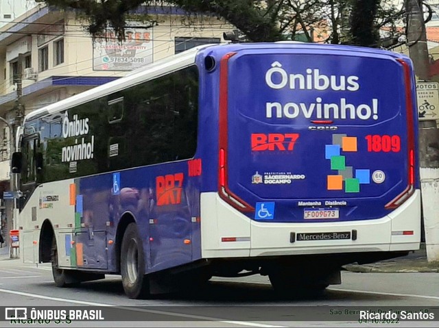 BR7 Mobilidade 1809 na cidade de São Bernardo do Campo, São Paulo, Brasil, por Ricardo Santos. Número da foto: #10449435.