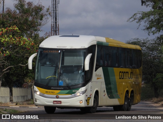 Empresa Gontijo de Transportes 18370 na cidade de Caruaru, Pernambuco, Brasil, por Lenilson da Silva Pessoa. ID da foto: 10448020.