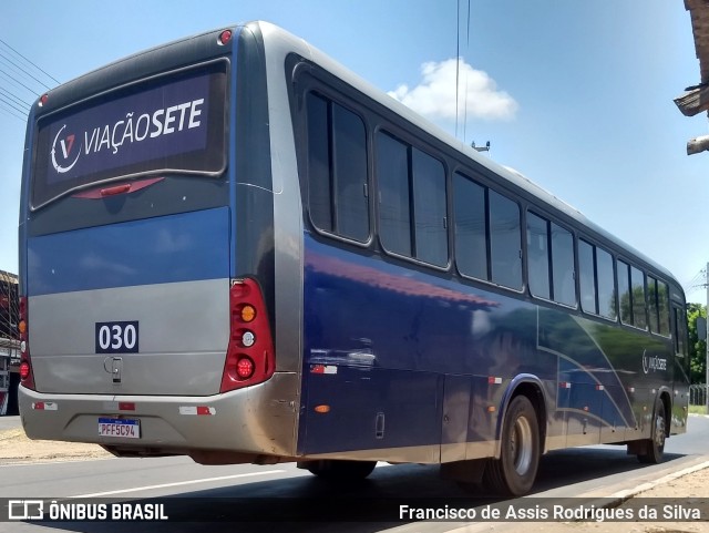 Viação Sete 030 na cidade de Teresina, Piauí, Brasil, por Francisco de Assis Rodrigues da Silva. Número da foto: #10449479.