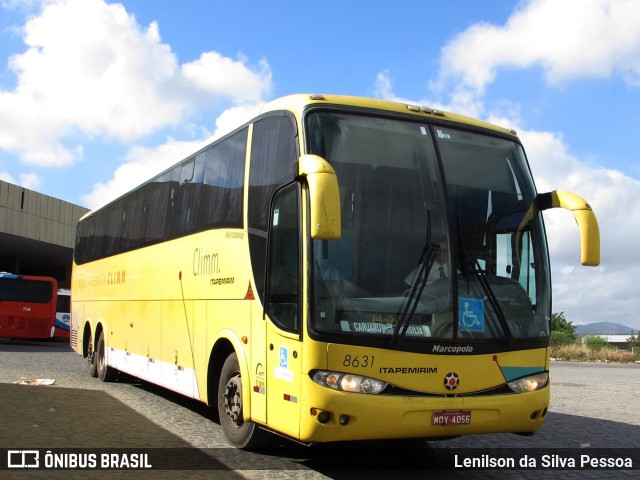 Viação Itapemirim 8631 na cidade de Caruaru, Pernambuco, Brasil, por Lenilson da Silva Pessoa. Número da foto: #10447998.