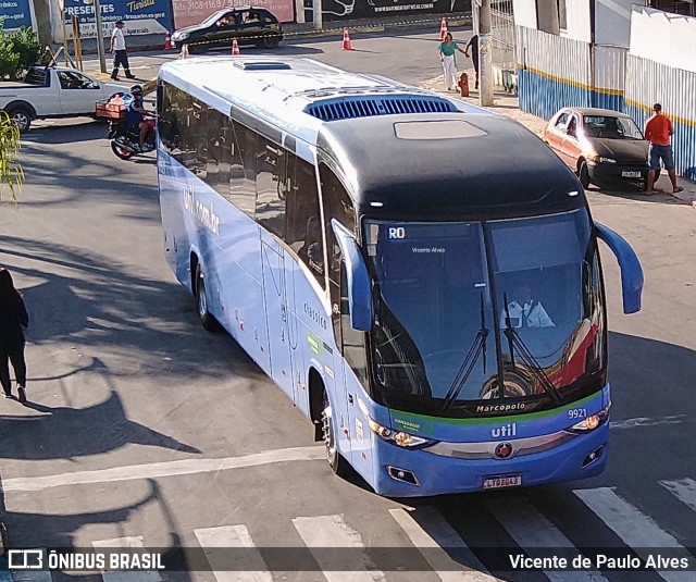 UTIL - União Transporte Interestadual de Luxo 9921 na cidade de Aparecida, São Paulo, Brasil, por Vicente de Paulo Alves. Número da foto: #10450638.