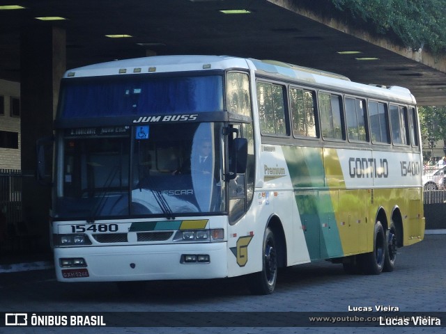 Empresa Gontijo de Transportes 15480 na cidade de Belo Horizonte, Minas Gerais, Brasil, por Lucas Vieira. ID da foto: 10451175.