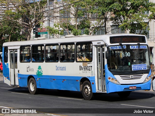 Transportes Barata BN-99027 na cidade de Belém, Pará, Brasil, por João Victor. ID da foto: 10452906.