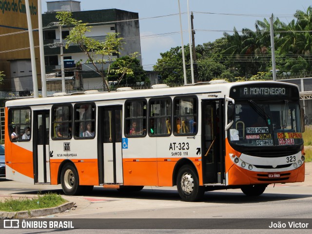 Empresa de Transportes Nova Marambaia AT-323 na cidade de Belém, Pará, Brasil, por João Victor. ID da foto: 10452881.