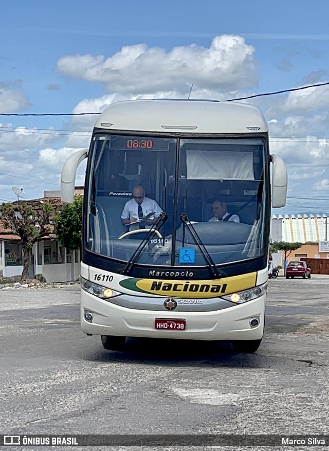 Viação Nacional 16110 na cidade de Nova Cruz, Rio Grande do Norte, Brasil, por Marco Silva. ID da foto: 10451709.