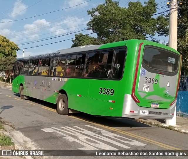 VB Transportes e Turismo 3389 na cidade de Campinas, São Paulo, Brasil, por Leonardo Sebastiao dos Santos Rodrigues. Número da foto: #10450178.