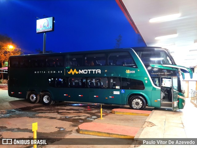 Viação Motta 18008 na cidade de São José do Rio Preto, São Paulo, Brasil, por Paulo Vitor De Azevedo. Número da foto: #10452322.