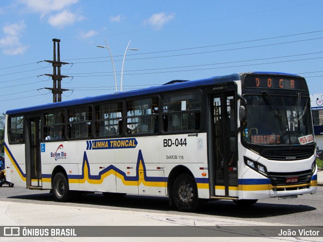 Belém Rio Transportes BD-044 na cidade de Belém, Pará, Brasil, por João Victor. Número da foto: #10452960.