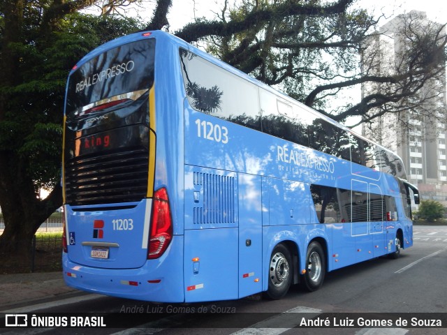 Real Expresso 11203 na cidade de Curitiba, Paraná, Brasil, por André Luiz Gomes de Souza. ID da foto: 10452638.