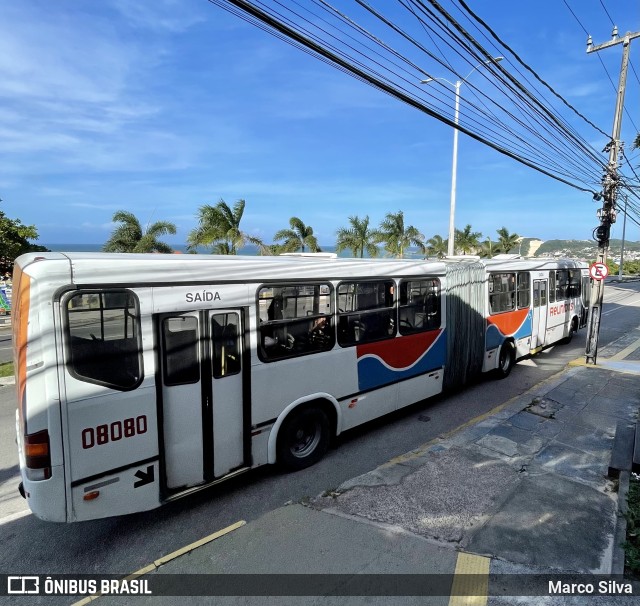 Reunidas Transportes Urbanos 08080 na cidade de Natal, Rio Grande do Norte, Brasil, por Marco Silva. ID da foto: 10451726.